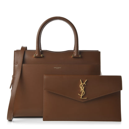 Saint Laurent Grain De Poudre Medium Uptown Tote Brick 20 of 20
