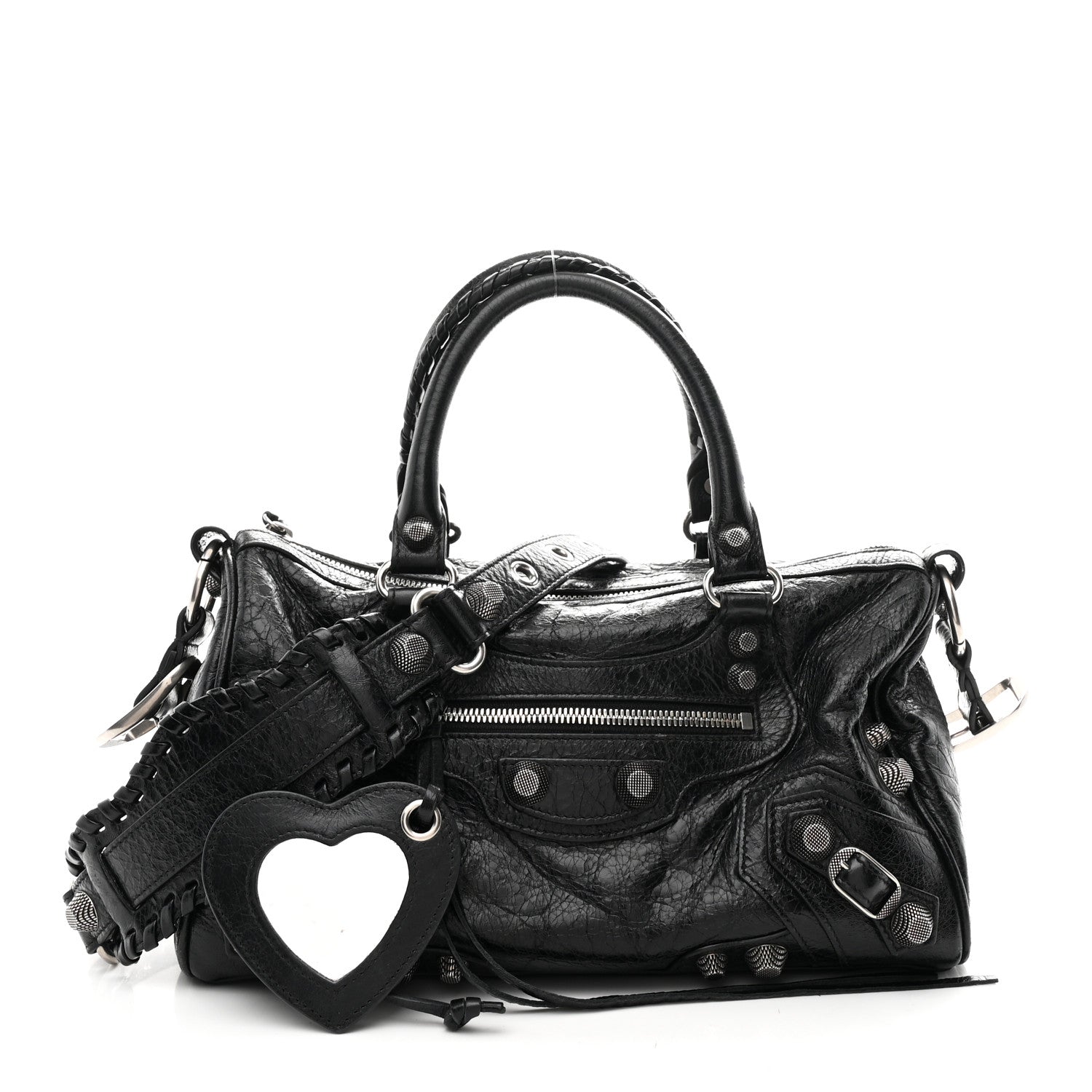 Balenciaga Agneau Arena Medium Le Cagole Duffle Crossbody Bag Black 3 of 11
