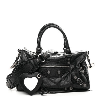 Balenciaga Agneau Arena Medium Le Cagole Duffle Crossbody Bag Black 3 of 11