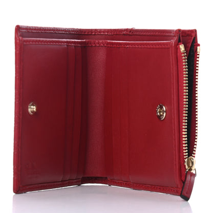 Gucci Microguccissima Bi-Fold Wallet Red 3 of 4