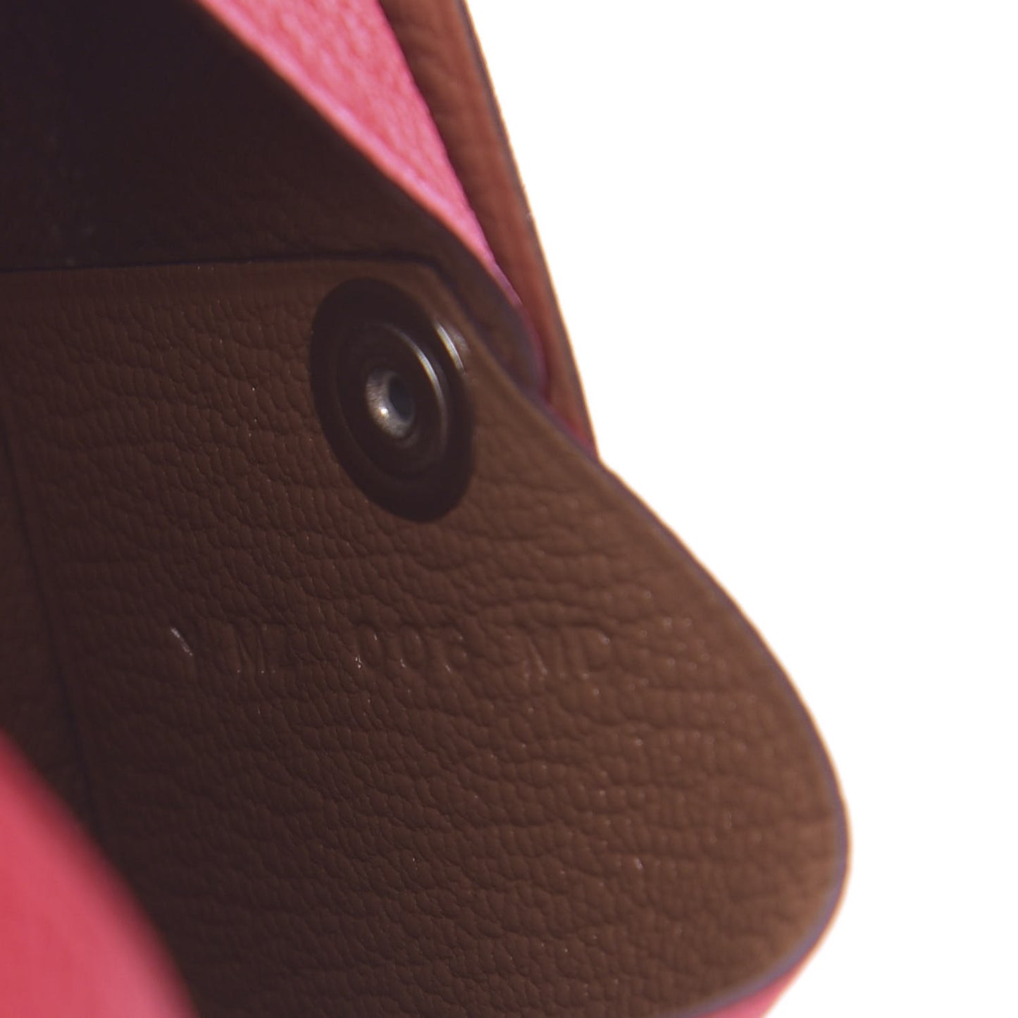 Chevre Mysore Verso Calvi Card Case Rose Texas Quebracho