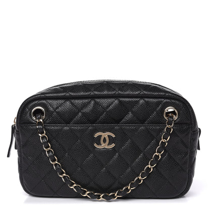 Chanel Caviar Quilted Camera Case Black 1 of 10