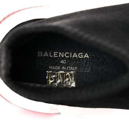 Balenciaga Technical 3D Knit Mens Speed Sneakers 40 Black Red 17 of 18