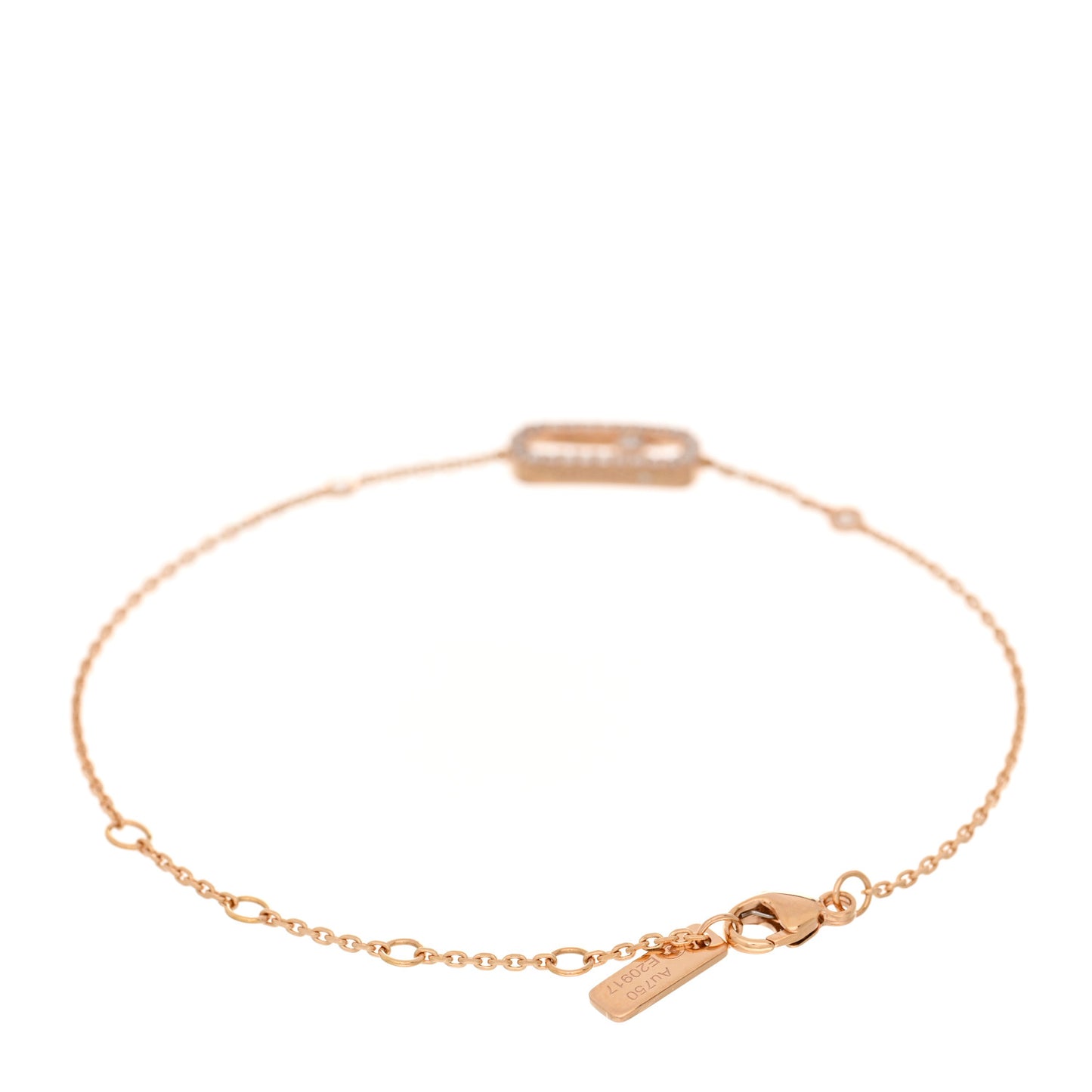 18K Yellow Gold Diamond Move Uno Pave Bracelet