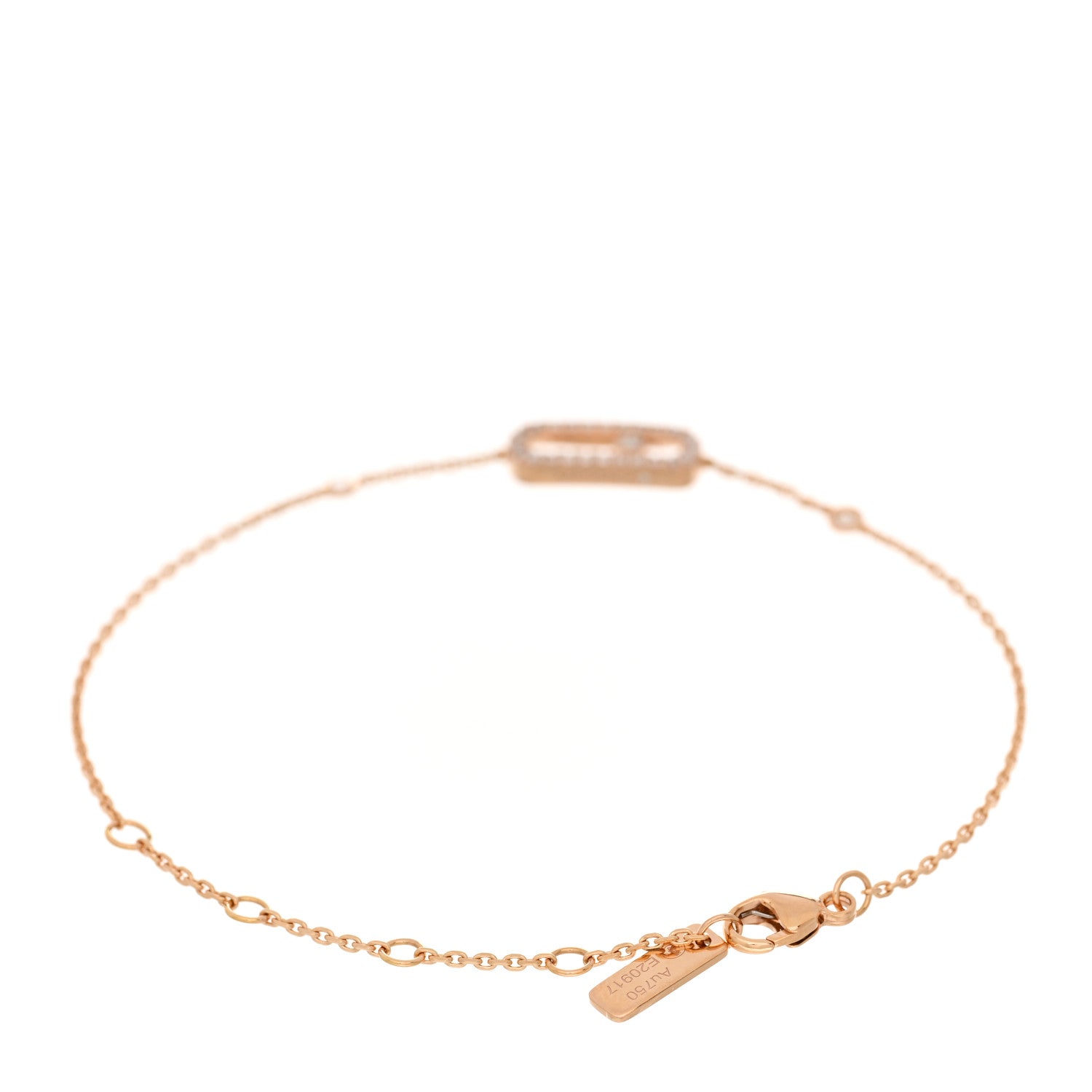 Messika 18K Yellow Gold Diamond Move Uno Pave Bracelet 2 of 4