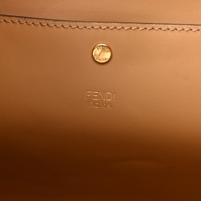 Fendi Vitello King Medium Fendi Way Tote Miele Scuro 6 of 13