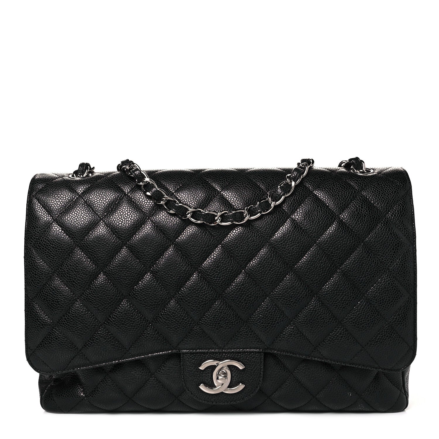 Chanel Caviar Quilted Maxi Double Flap Black 1 of 11