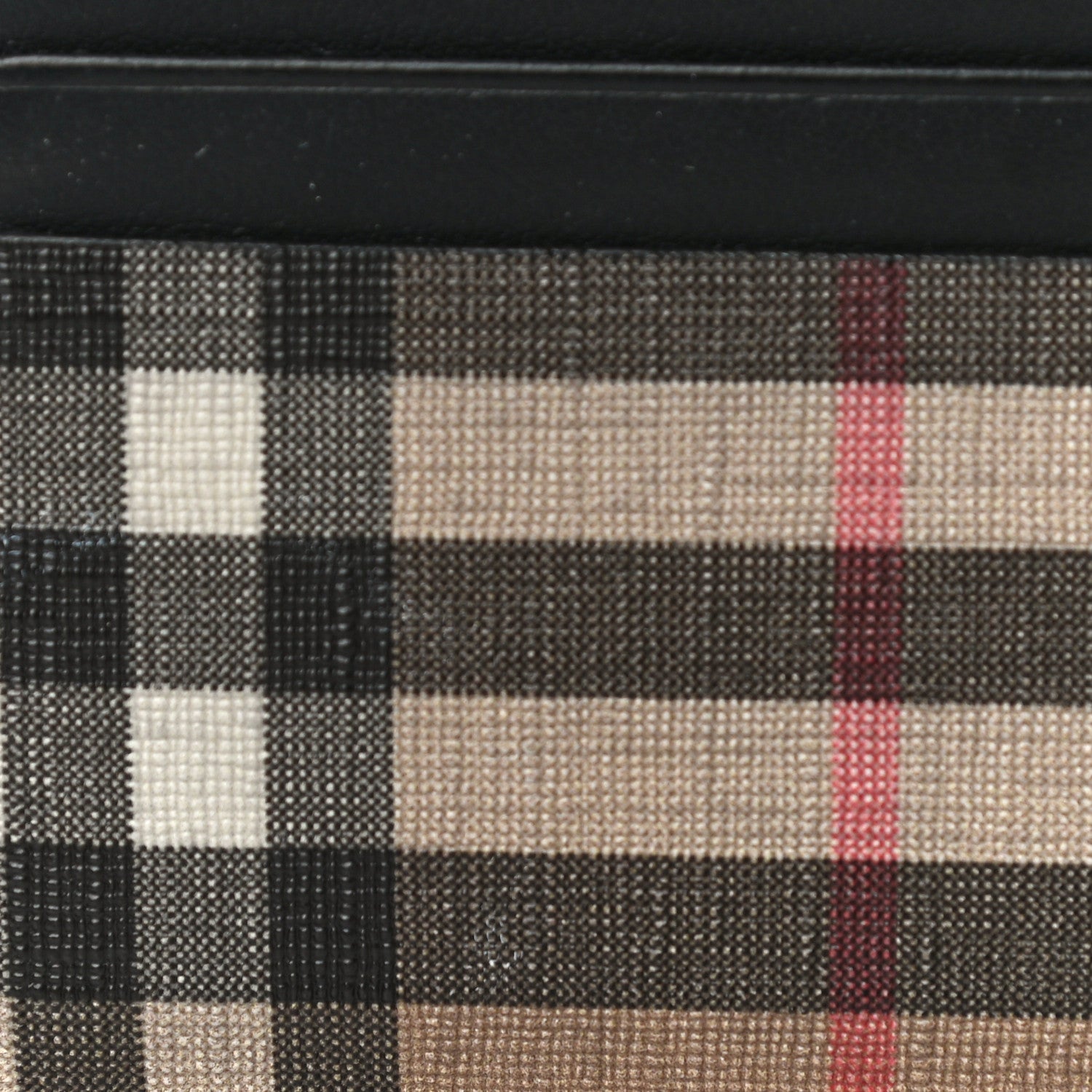 Burberry House Check Money Clip Card Case Black 11 of 12
