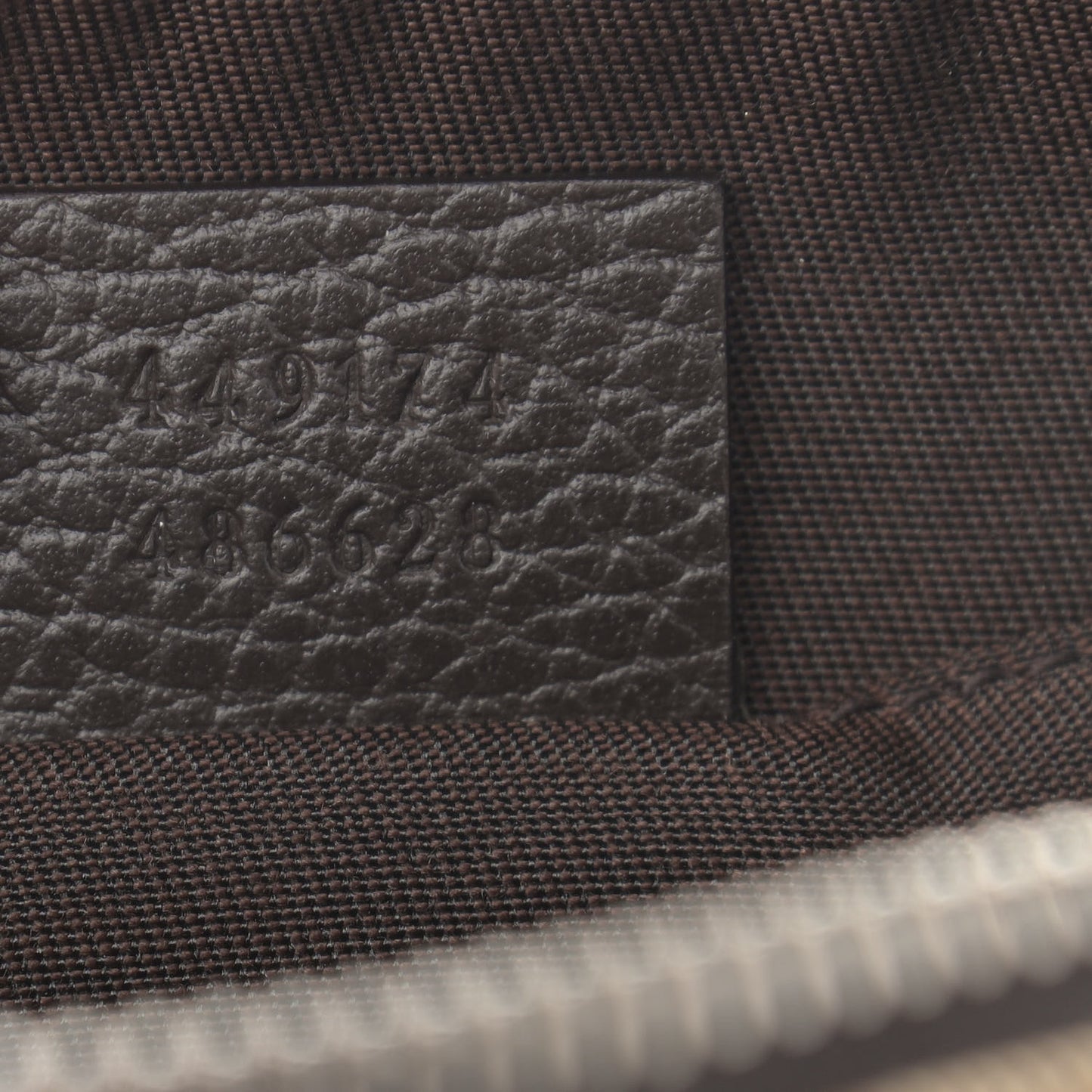 Monogram Belt Bag Dark Brown