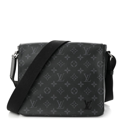 Louis Vuitton Monogram Eclipse District PM Black 1 of 11