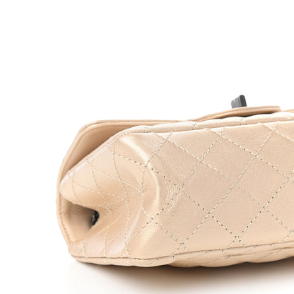 Chanel Metallic Sheepskin Quilted 2.55 Reissue Mini Flap Beige 7 of 8