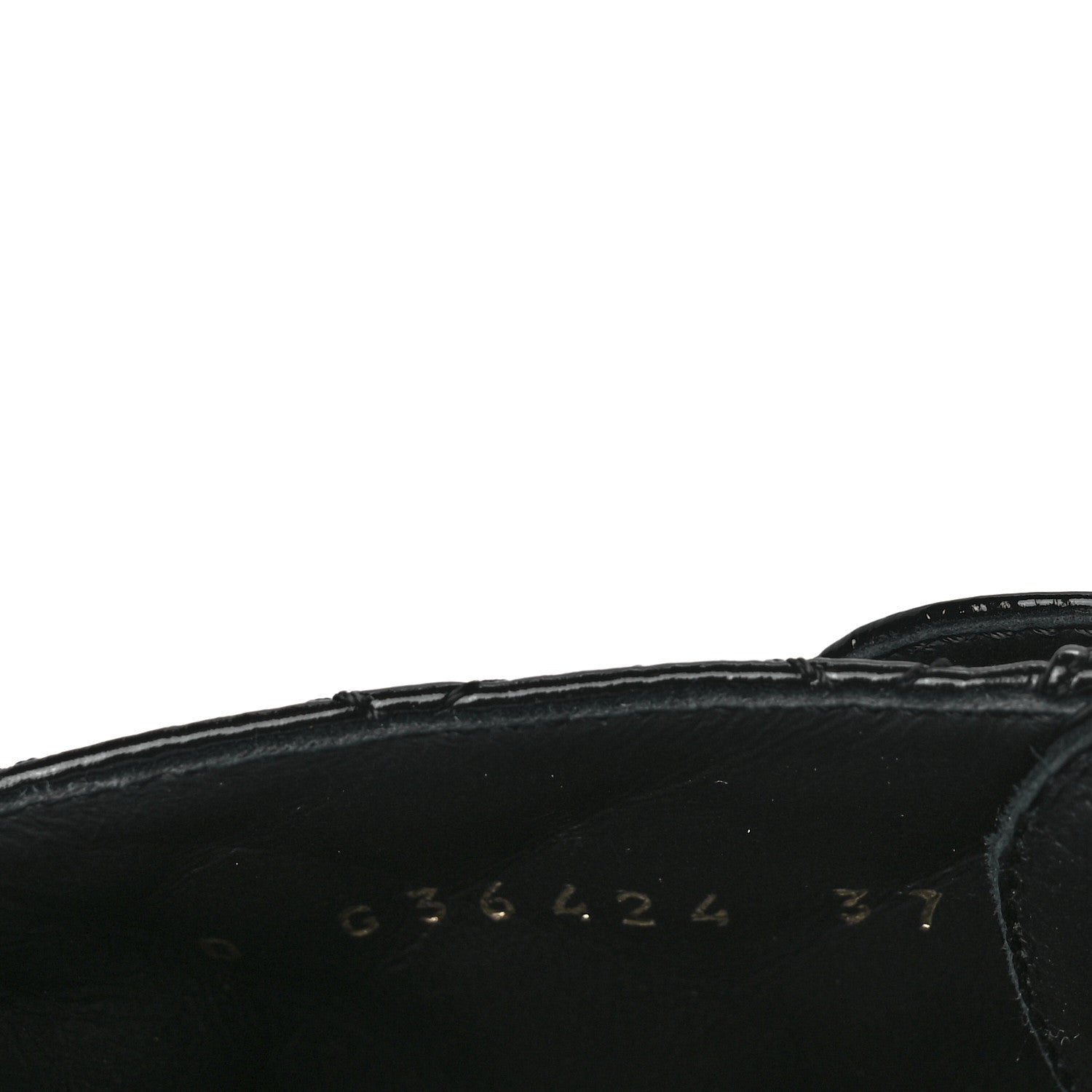 Chanel Shiny Goatskin Calfskin Quilted Lace Up Combat Boots 37 Black 8 of 8
