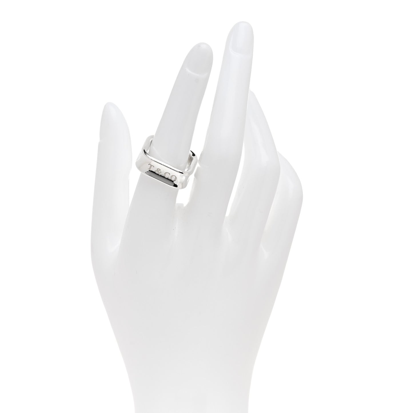Sterling Silver 1837 Square Ring 54 6.75
