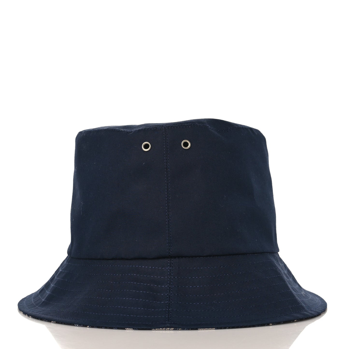 Polyester Cotton Oblique Teddy-D Brim Bucket Hat 58 Navy