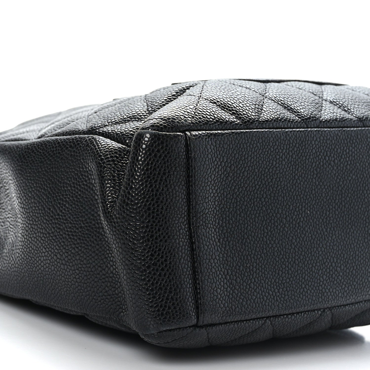 Chanel Caviar Quilted Petit Shopping Tote PST Black 8 of 9