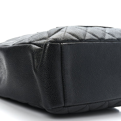 Chanel Caviar Quilted Petit Shopping Tote PST Black 8 of 9