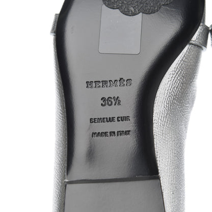 Hermes Epsom Pegase Ballerina Flats 36.5 Metalisse 7 of 13