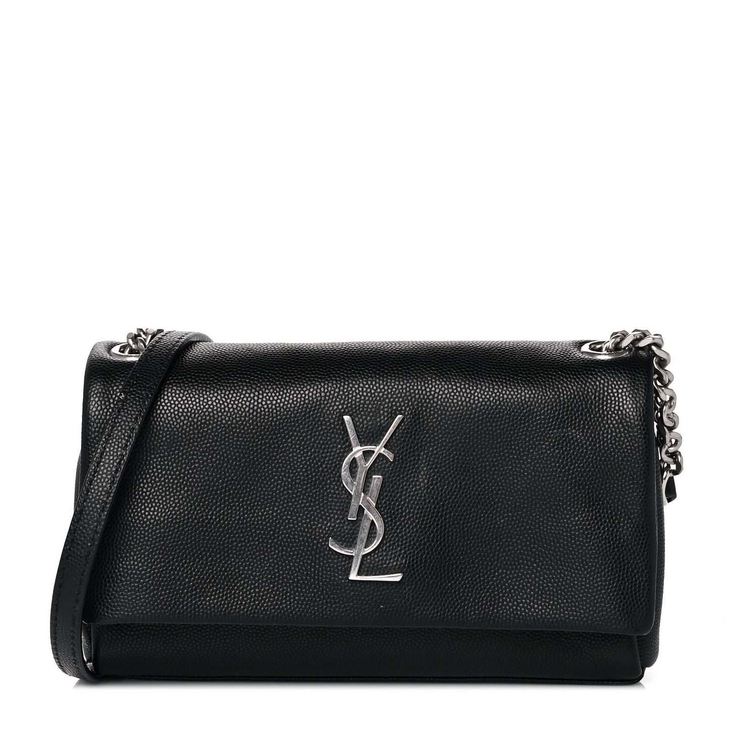 Grain De Poudre Monogram Toy West Hollywood Fold-Over Bag Black