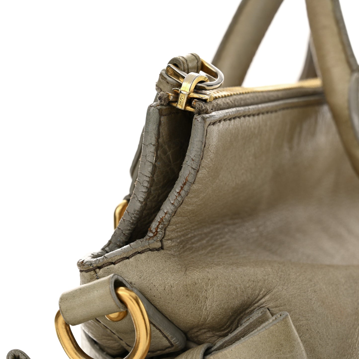 Vitello Lux Medium Bow Bag Grey