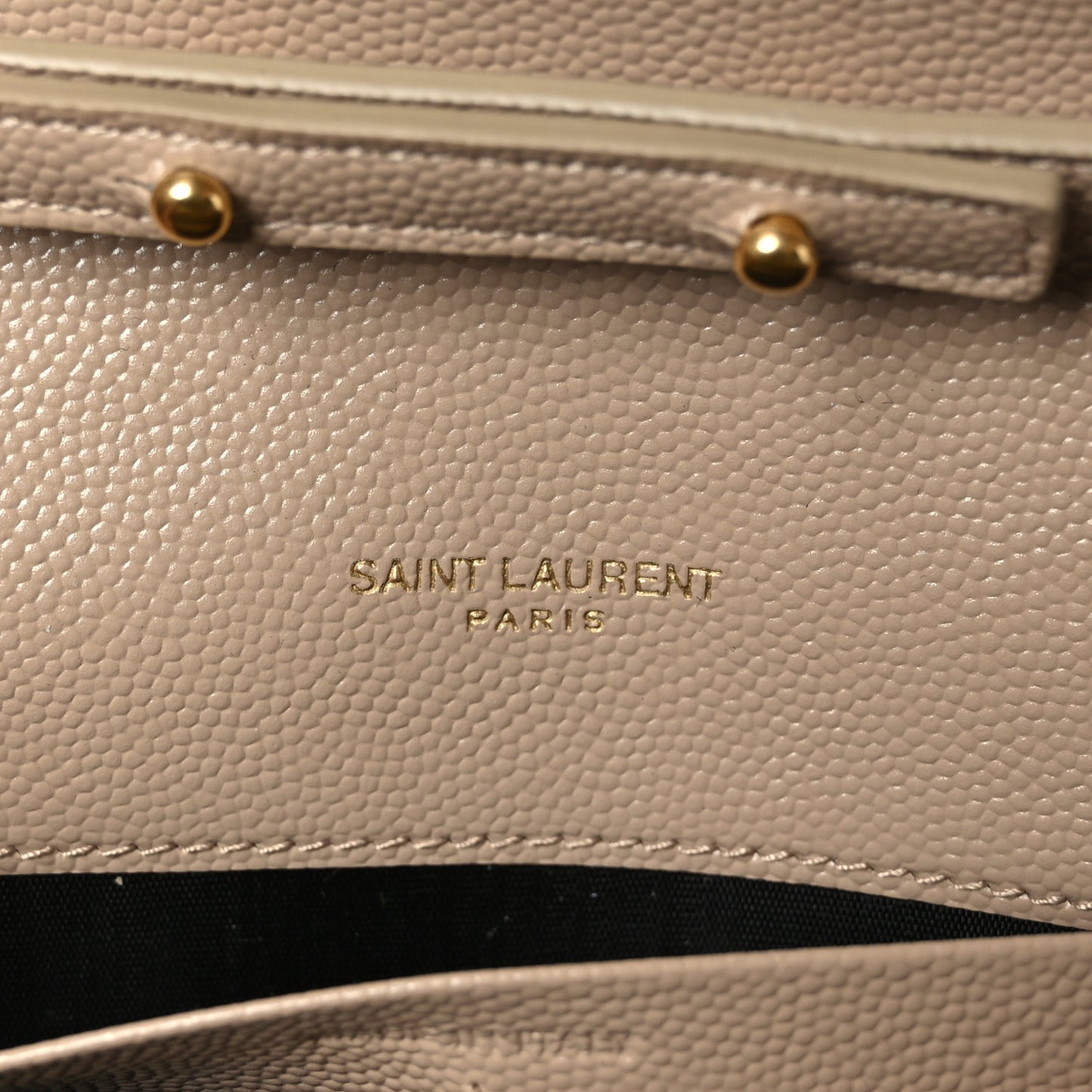 Grain De Poudre Matelasse Chevron Chain Wallet Dark Beige
