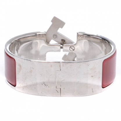 Hermes Enamel Wide Clic Clac H Bracelet PM Red 5 of 6