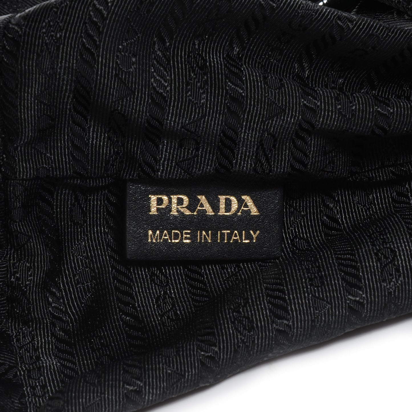 Tessuto Nylon Jacquard Logo Tote Nero Black