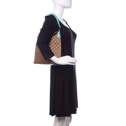 Gucci Monogram Shoulder Bag Turquoise 2 of 10