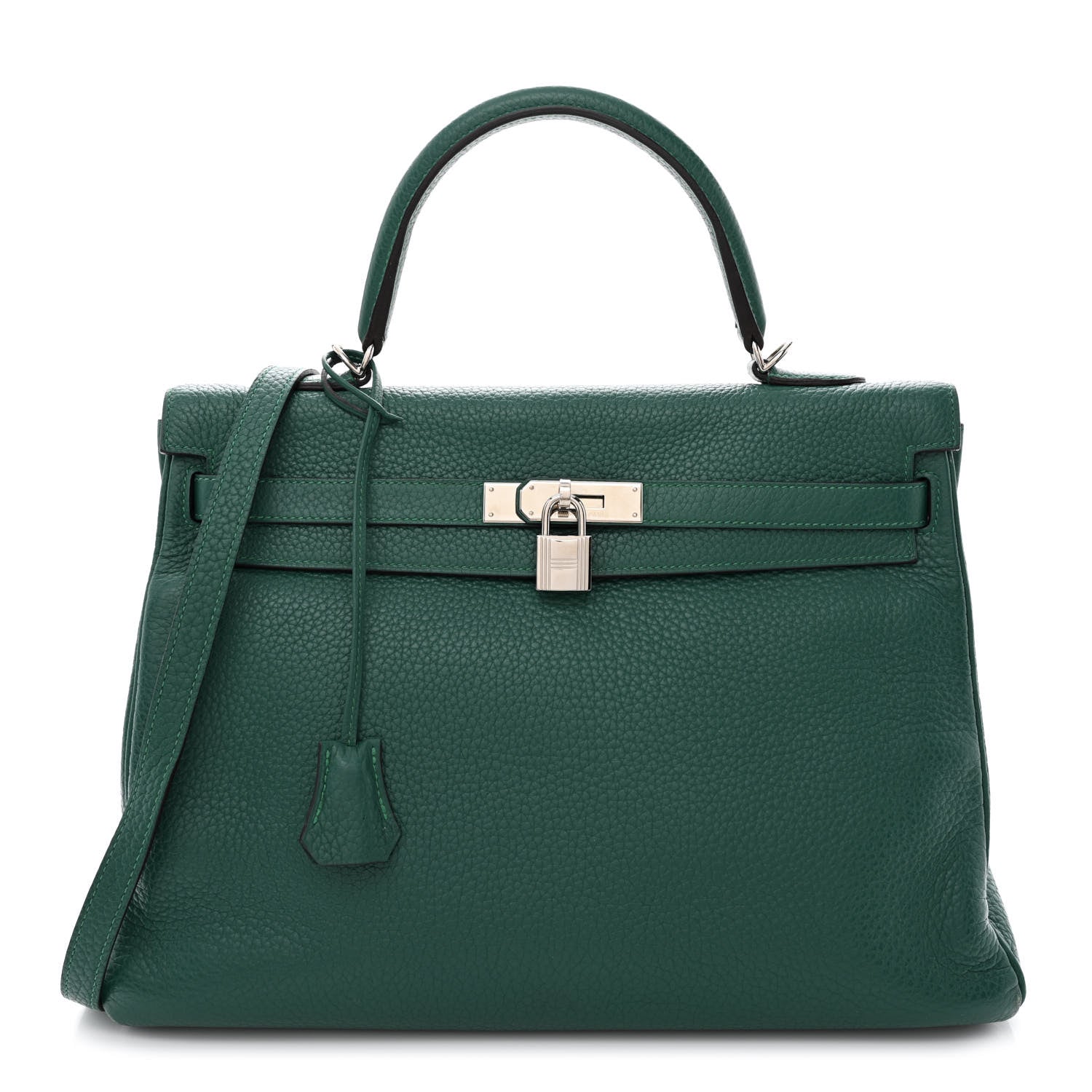 Hermes Taurillon Clemence Kelly Retourne 35 Malachite 1 of 22