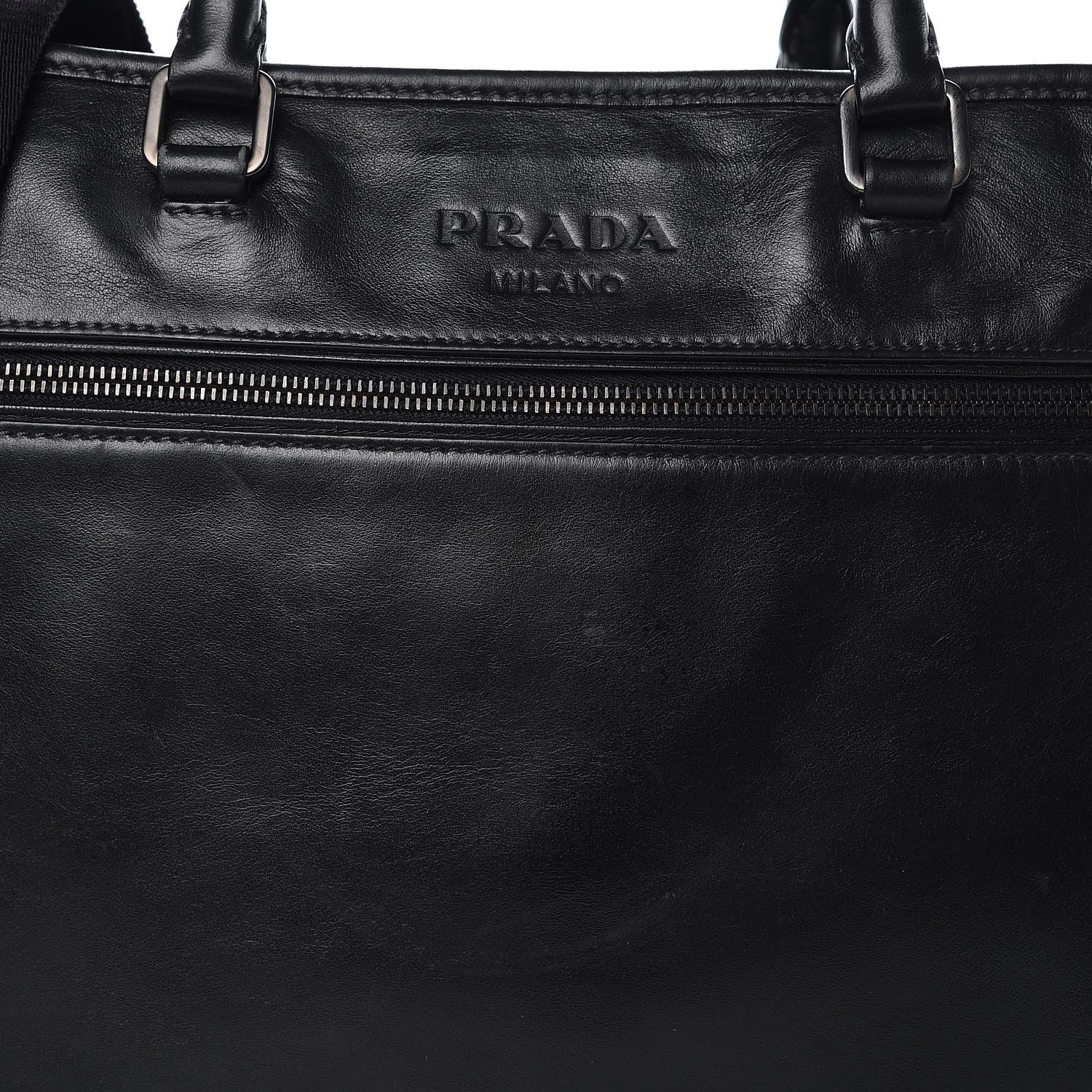 Prada Nappa Briefcase Black 11 of 13