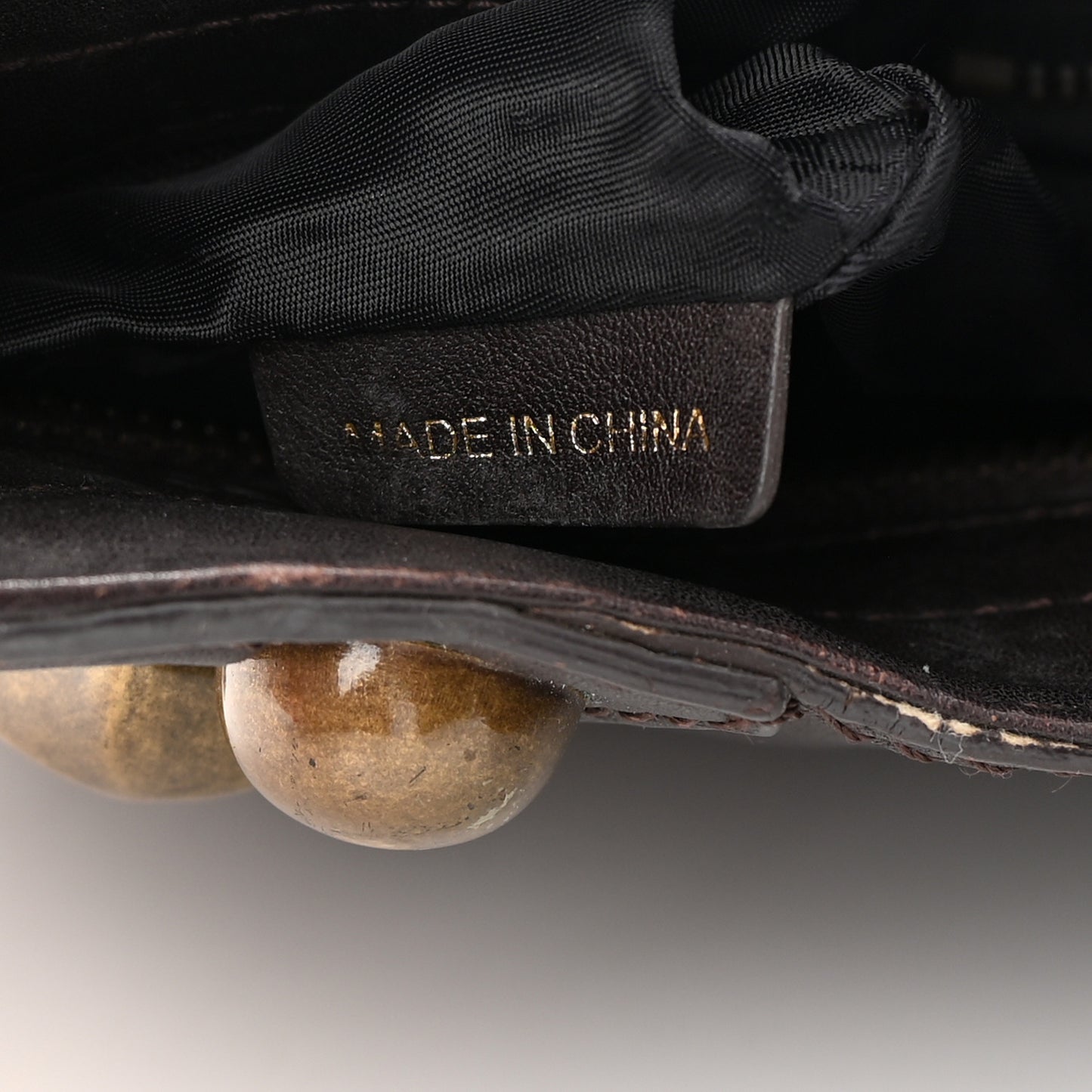 Calfskin Studded Medium Alverton Hobo Chocolate