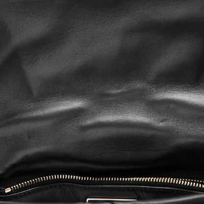 Prada Nappa Re-Nylon Triangle Quilted Patchwork System Flap Shoulder Bag Black 12 of 13