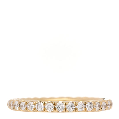 David Yurman 18K Yellow Gold Diamond 2mm Cable Collectibles Stack Ring 50 5.5 1 of 4