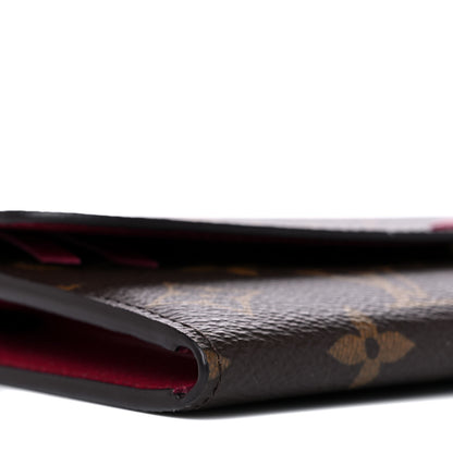 Louis Vuitton Monogram Emilie Wallet Fuchsia 7 of 10