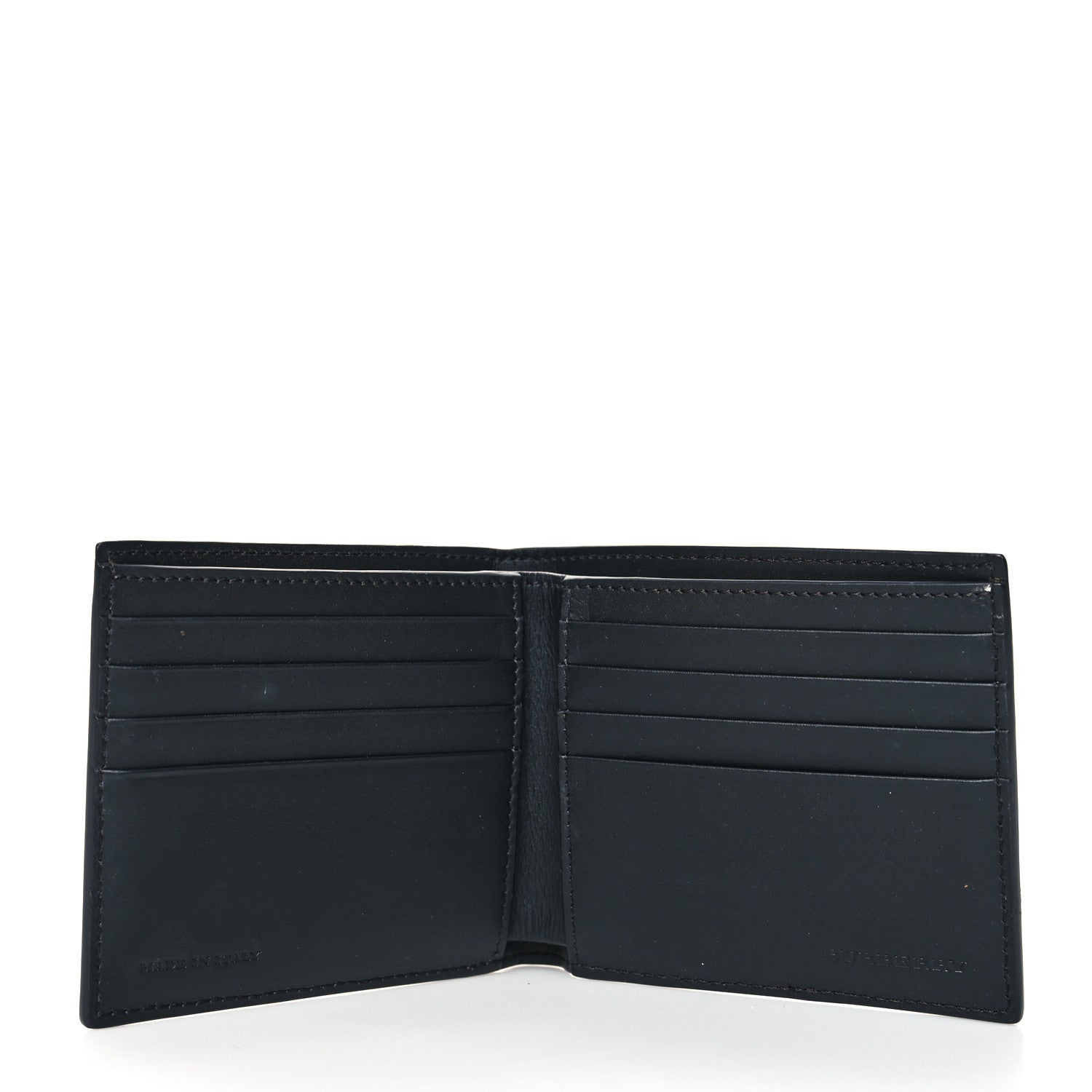 Burberry Haymarket Check Studded Bi-Fold Wallet 5 of 10