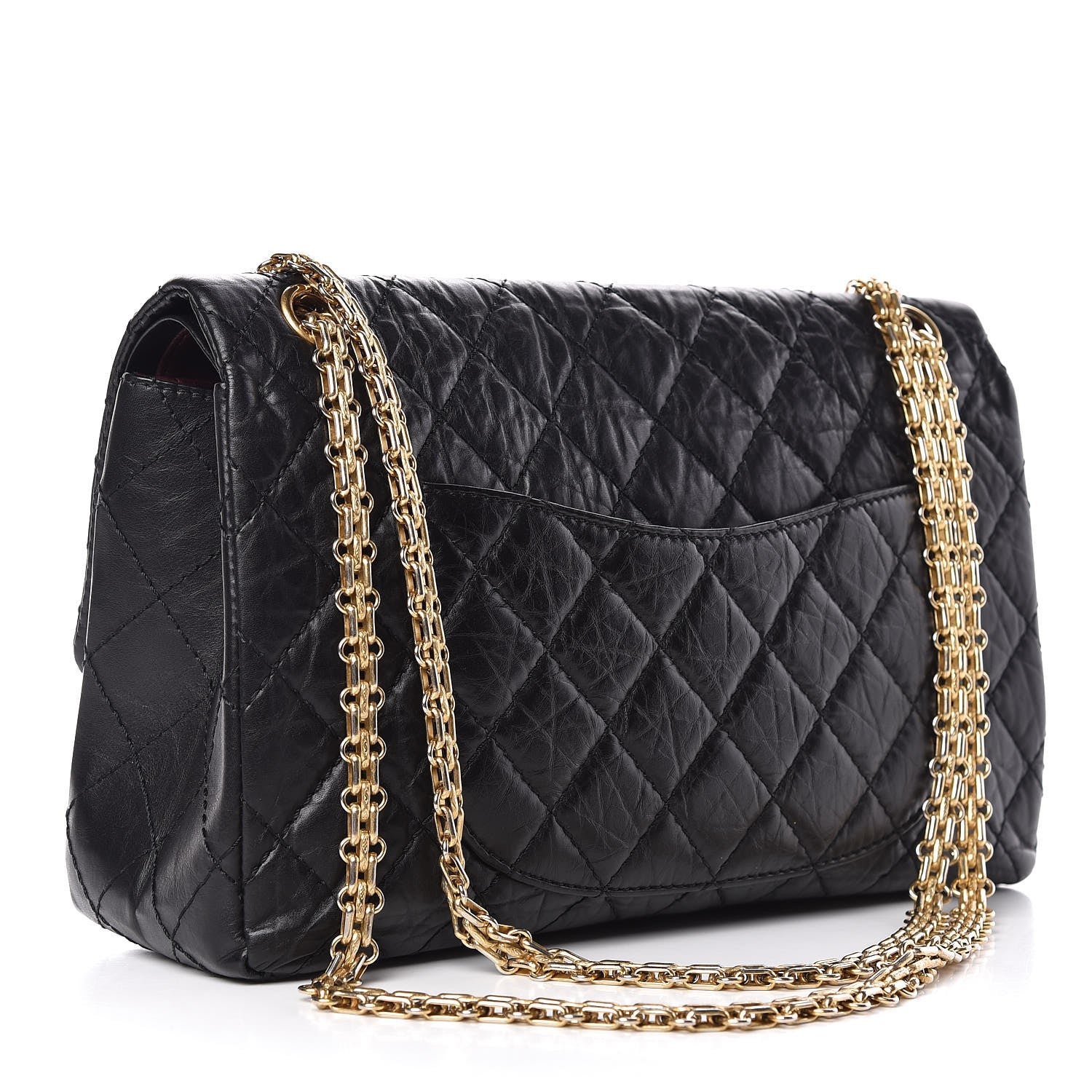 Chanel Aged Calfskin Quilted 2.55 Reissue 226 Flap Black 4 of 8