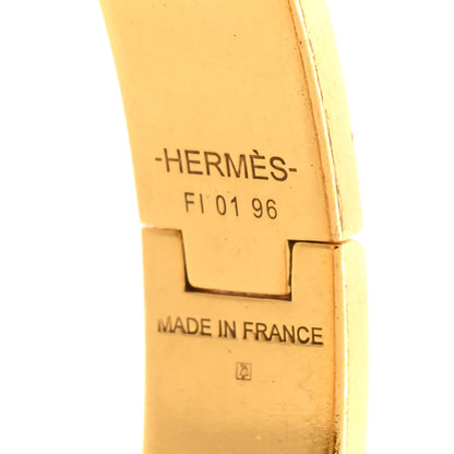 Hermes Enamel Narrow Clic Clac H Bracelet GM White 4 of 6