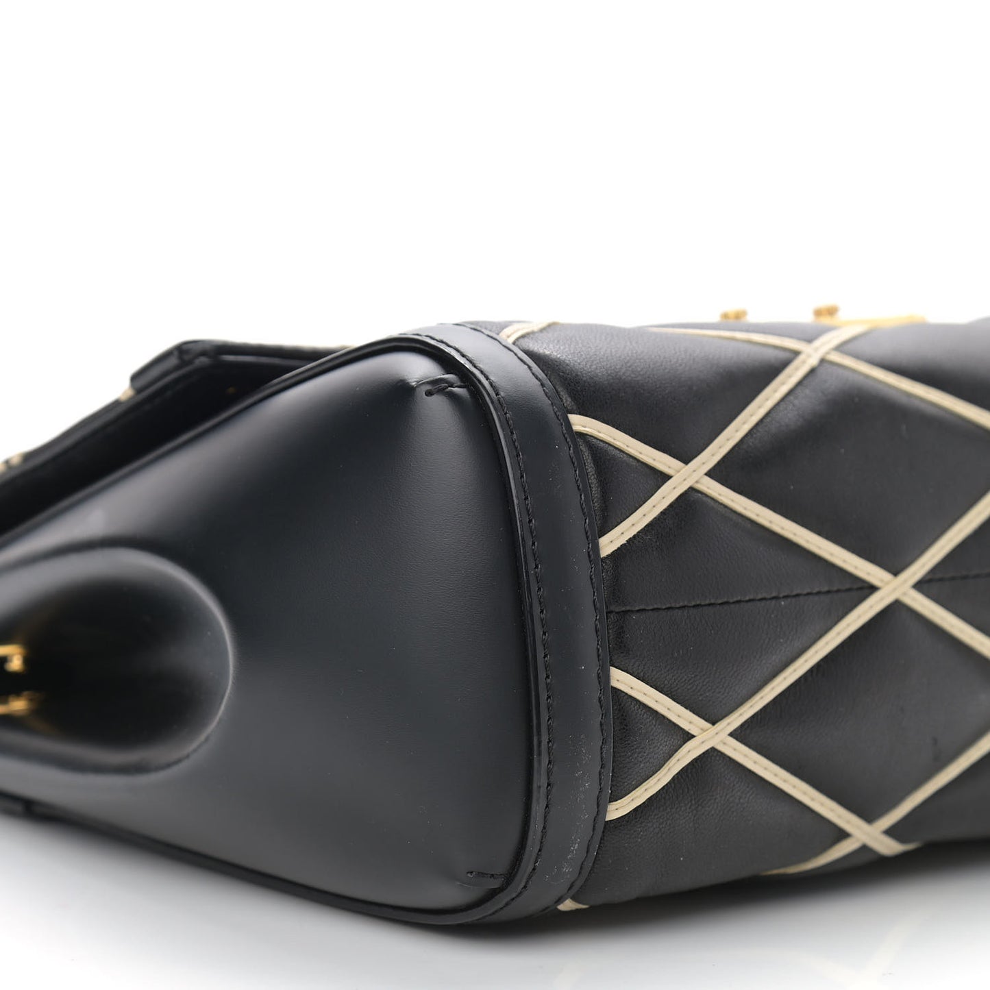 Lambskin Malletage Pochette Flap Black