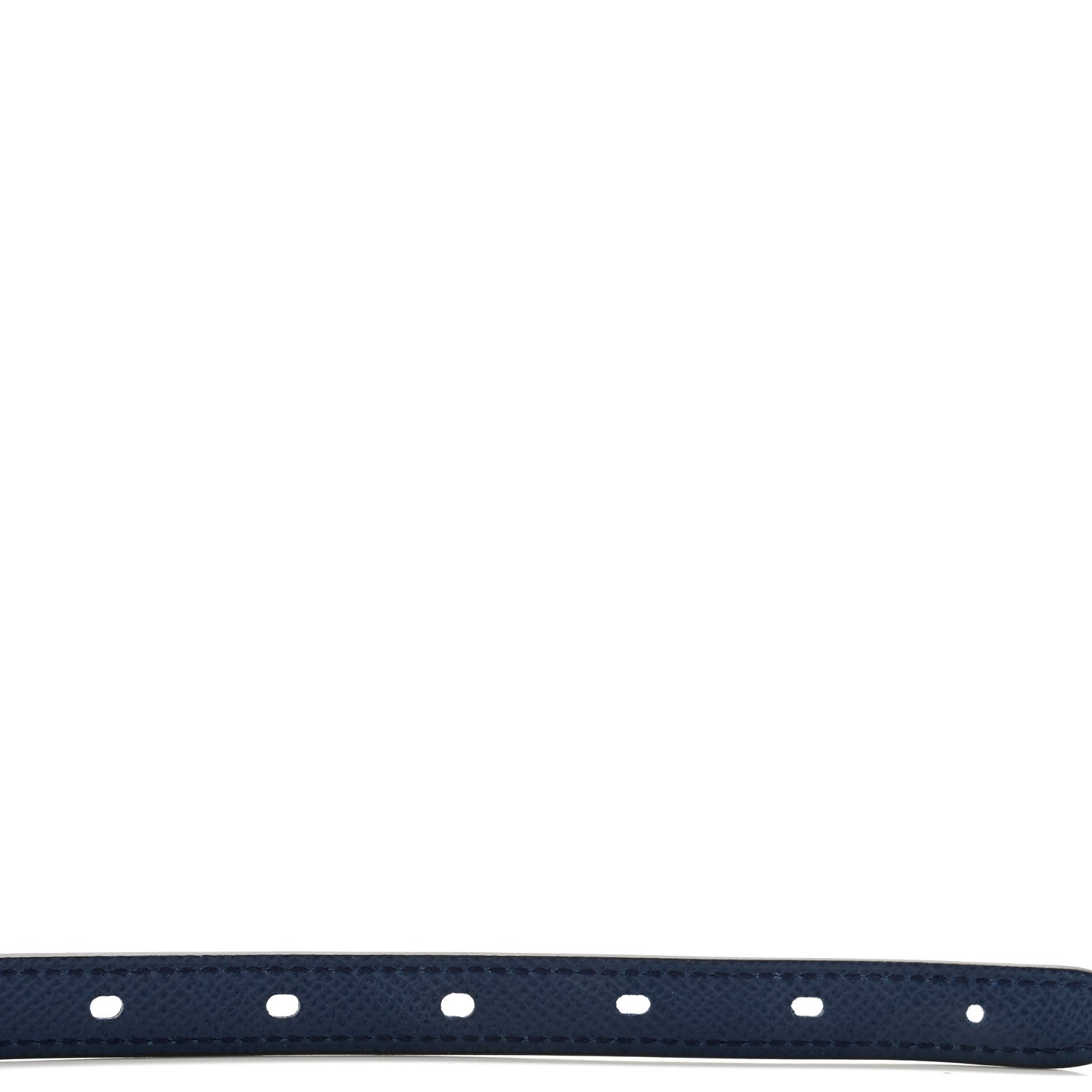 Hermes Epsom Swift 13mm Lucky 15 Belt 80/32 Turquoise Bleu Indigo 5 of 8