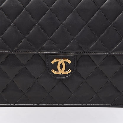 Chanel Lambskin Quilted Medium Single Flap Black 21 of 21