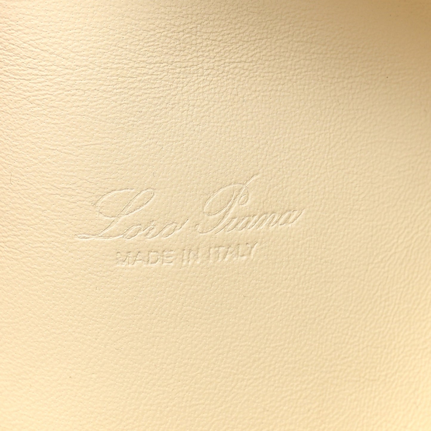 Grained Calfskin L19 Extra Pocket Pouch Whisper White