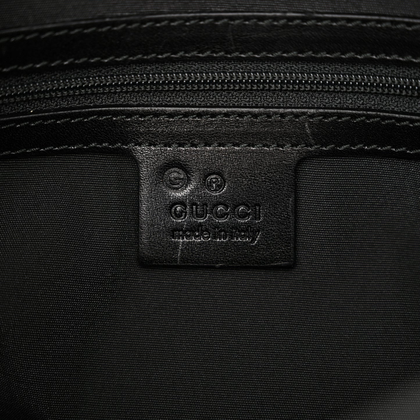 Suede Guccissima Small Boston Black