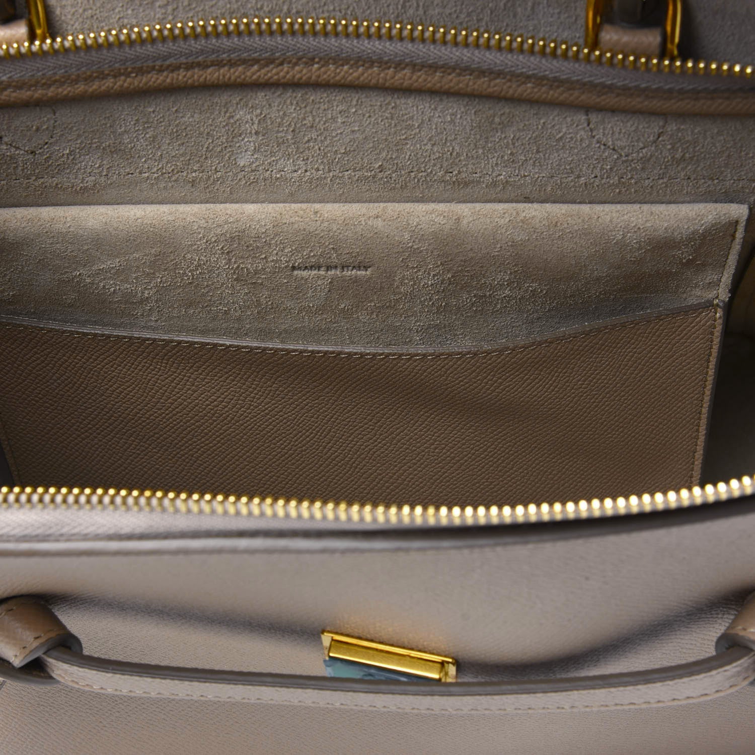Celine Grained Calfskin Micro Belt Bag Dune 7 of 13