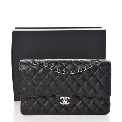 Chanel Caviar Quilted Medium Double Flap Black 9 of 9