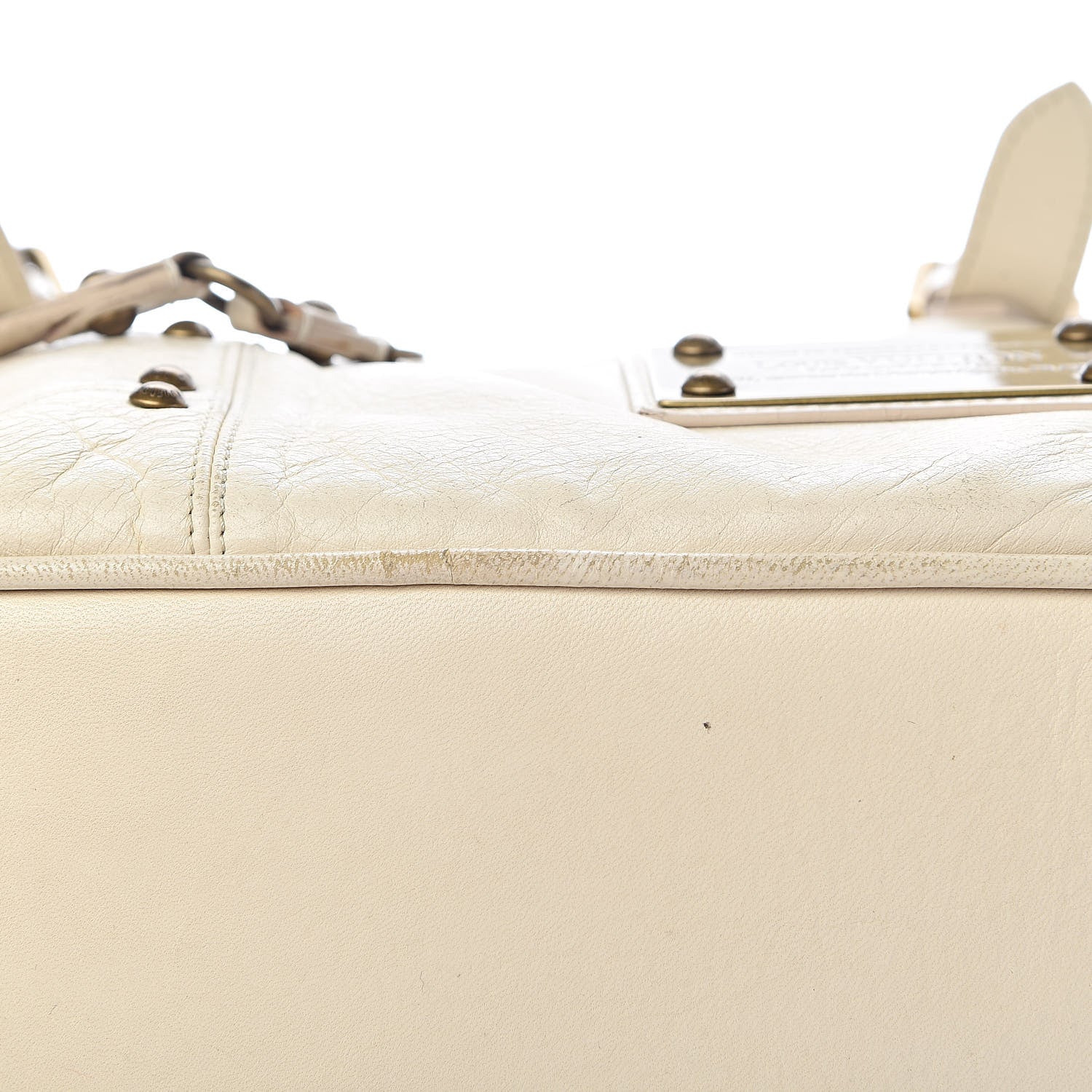 Louis Vuitton Lambskin Riveting White 21 of 28