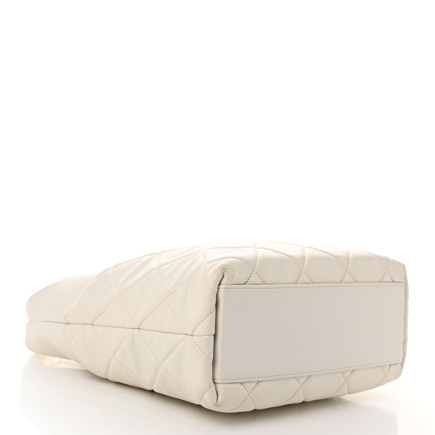 Chanel Calfskin Quilted Close To Me Hobo White 4 of 10