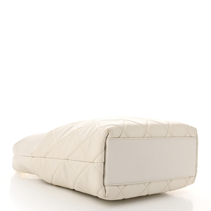 Chanel Calfskin Quilted Close To Me Hobo White 4 of 10