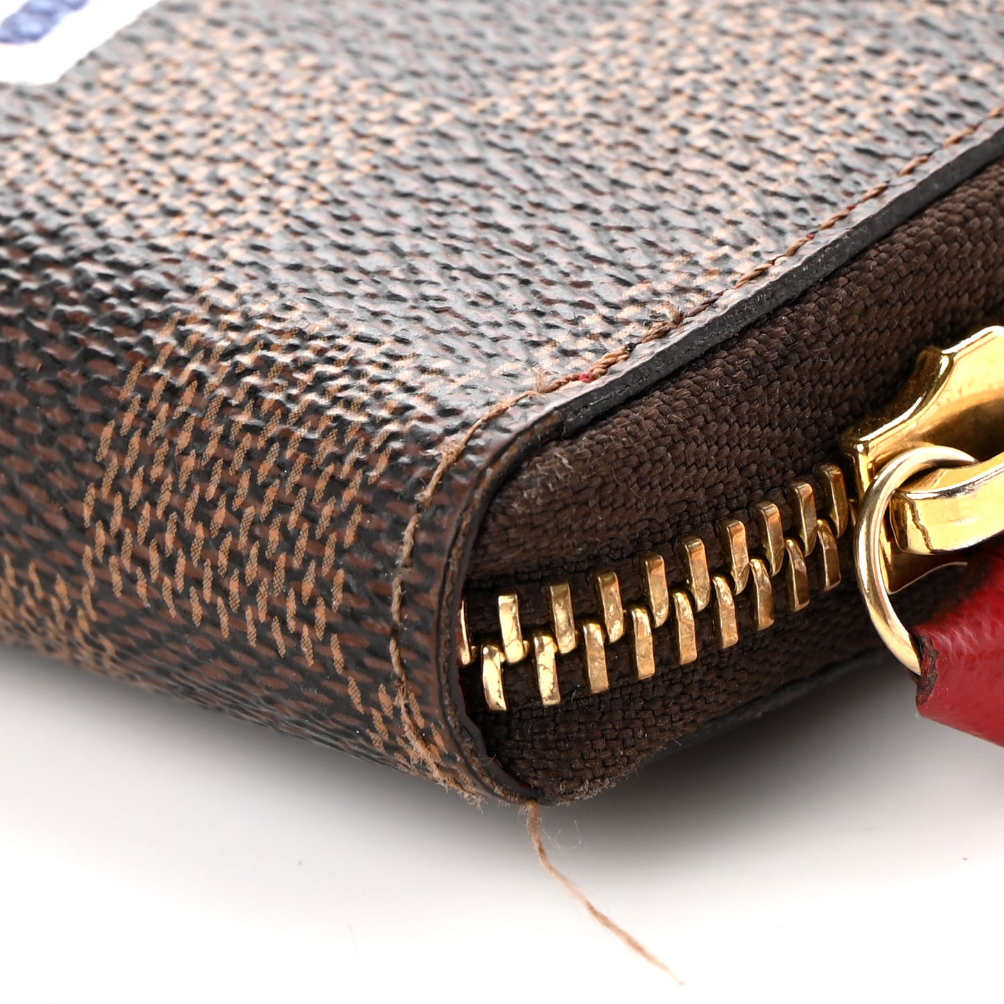 Damier Ebene Patches Clemence Wallet