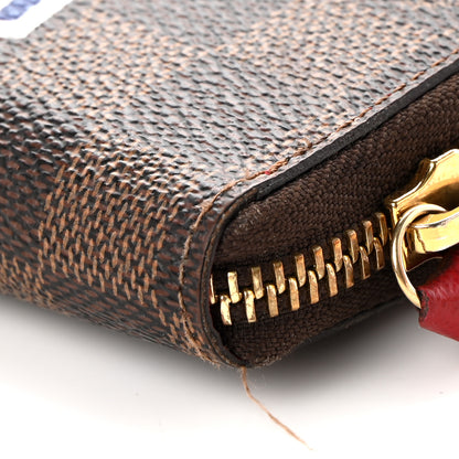 Louis Vuitton Damier Ebene Patches Clemence Wallet 12 of 14