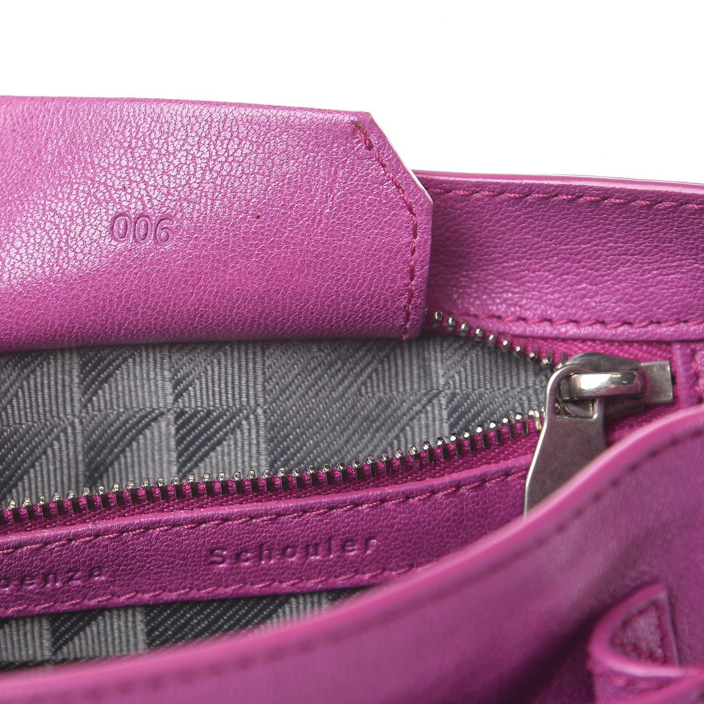 Lambskin PS1 Mini Pouch Messenger Bag Orchid