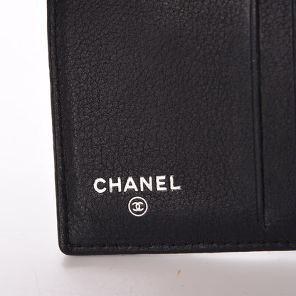 Chanel Lambskin Diamond Stitched Compact Wallet Black 6 of 12